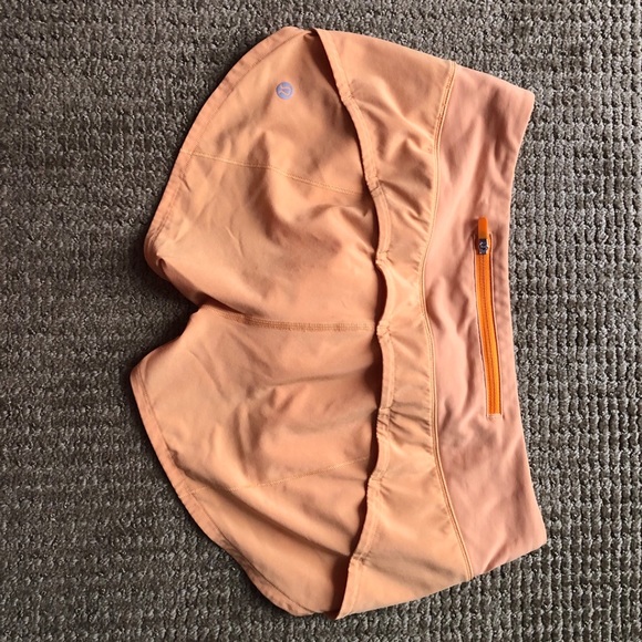 lululemon athletica Pants - Lululemon Speed Up Shorts Monarch Orange